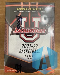 2021-22 Bowman U University Basketball Blaster Box Factory Sealed